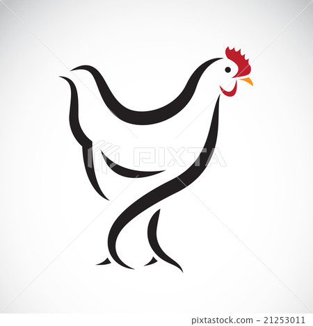 Vector image of an chicken design - Stock Illustration [21253011] - PIXTA