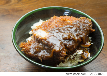 Demi cut pork on rice Demi cut pork on rice 21253076
