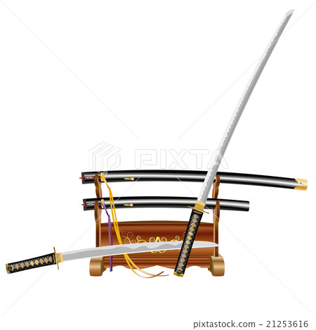 日本劍大大小小的竹子祝福是的 日本劍大大小小的竹子祝福是的 21253616