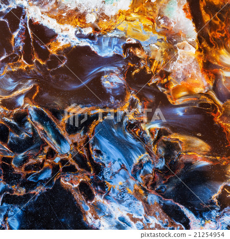 polished surface of petersite gem stone close up 21254954