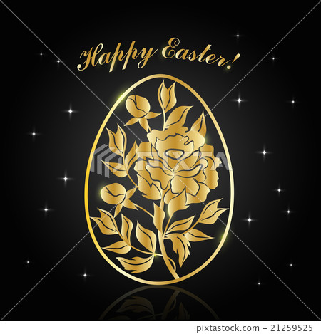 Happy Easter greeting card.  21259525