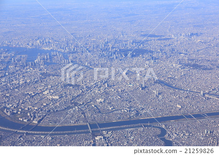 Tokyo seen from the sky 21259826