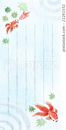 [中風筆記]日式插圖夏天金魚 21261552