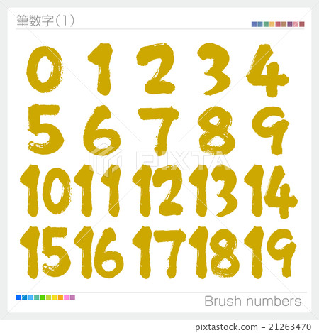 Brush letters Brush letters 21263470