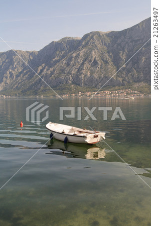Wooden fishing boat in Montenegro 21263497