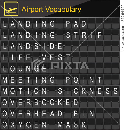 Airport Vocabulary on airport boarding 21264965