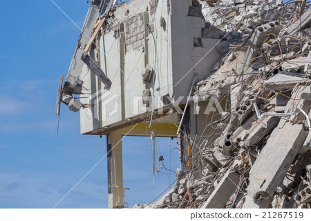 Demolished house before reconstruction Demolished house before reconstruction 21267519