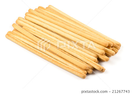 bread sticks on white background 21267743