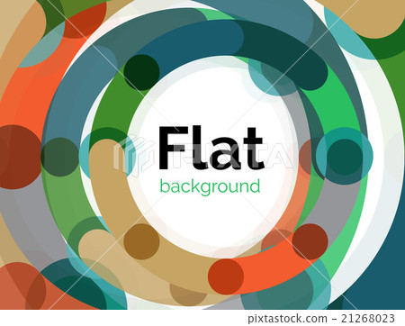 Geometric swirl and circle lines abstract 21268023