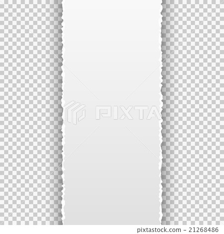 Torn paper banner on the transparent background Torn paper banner on the transparent background 21268486