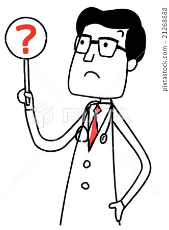 Illustration Material: Doctor Marubatu Answer Hatena Illustration Material: Doctor Marubatu Answer Hatena 21268888