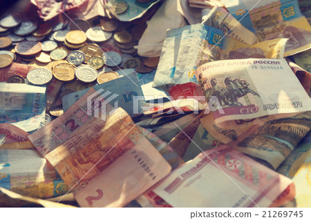 money of different denominations and countries money of different denominations and countries 21269745