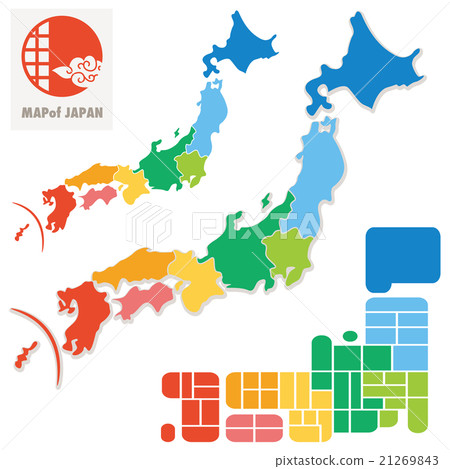 Map of Japan  21269843