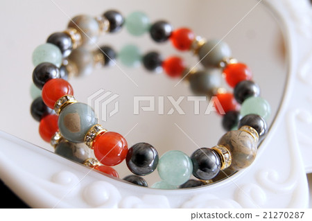 Red agate & hematite stone bracelet Red agate & hematite stone bracelet 21270287