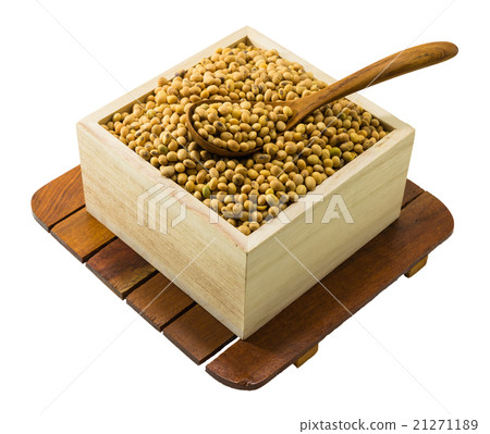 dried soybean in wood box dried soybean in wood box 21271189