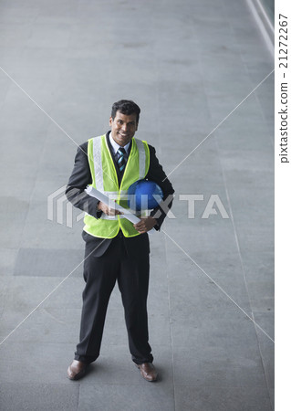 Above view of  an Indian Architect or industrial engineer. 21272267
