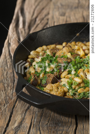 Bean and Sausage stew. Bean and Sausage stew. 21272606