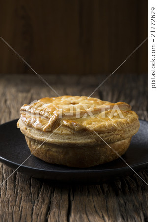 Traditional British meat pie. Traditional British meat pie. 21272629