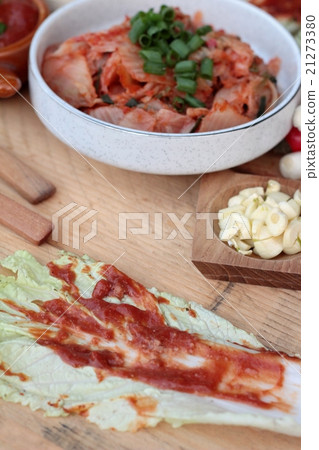 Kimchi of korean food traditional. Kimchi of korean food traditional. 21273380