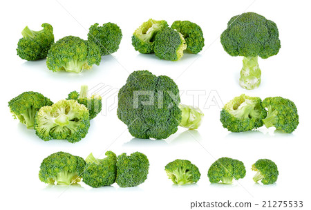 Fresh broccoli isolated on the white background 21275533