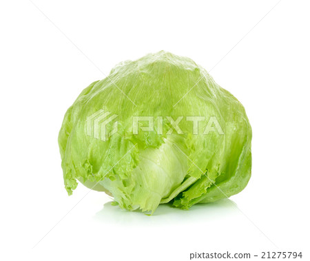 Fresh lettuce isolated on the white background 21275794