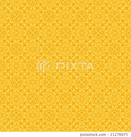 Yellow Colors Flower Pattern design.  21276875