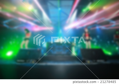 Dancer dancing on concert stage blurred Dancer dancing on concert stage blurred 21278485