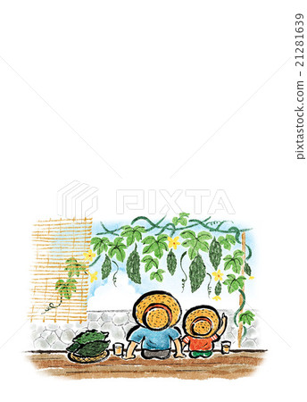 [Postcard] Summer, Goya, Japanese style illustration 21281639