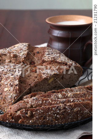 Bread and milk Bread and milk 21281790