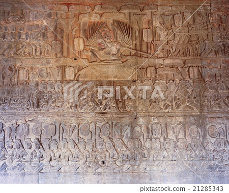 Angkor Wat 1st corridor relief heaven and hell 21285343
