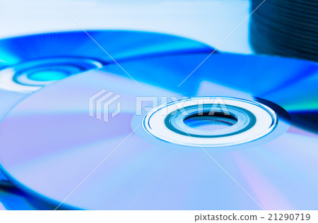 Closeup compact discs (CD/DVD) Closeup compact discs (CD/DVD) 21290719