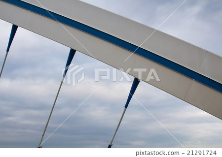 Details of a modern bridge construction 21291724