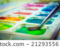Colorful watercolors 21293556