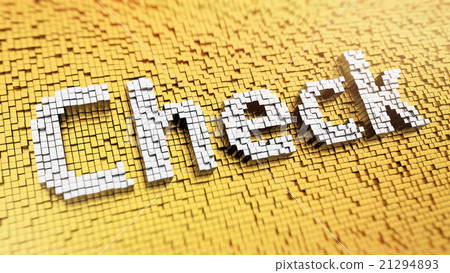 Pixelated Check Pixelated Check 21294893