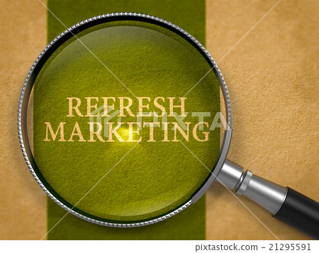 Refresh Marketing through Magnifying Glass. Refresh Marketing through Magnifying Glass. 21295591