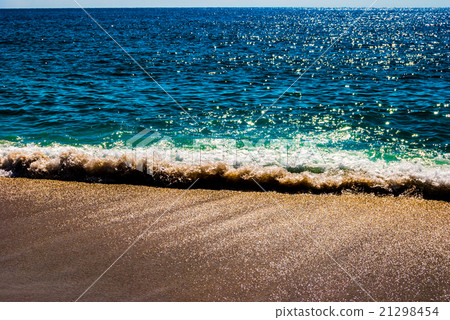 sandy beach and sea 21298454