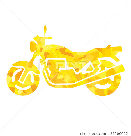Motorcycle Silhouette (Yellow Cellophane) Motorcycle Silhouette (Yellow Cellophane) 21300002