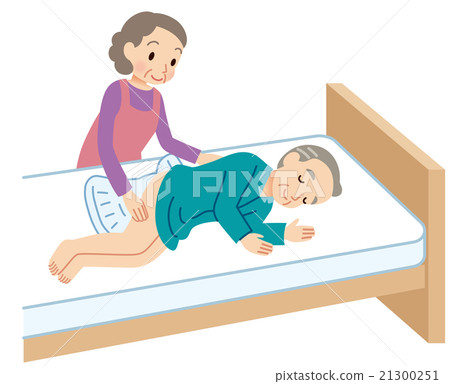 Nursing diaper change - Stock Illustration [21300251] - PIXTA