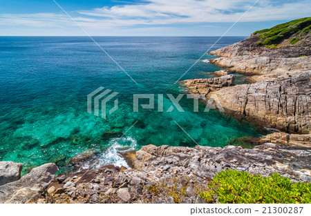 seascape from viewpoint at Tachai island,Thailand 21300287