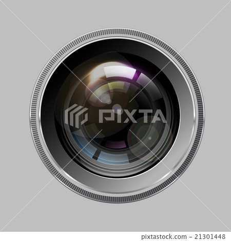 Camera photo lens, vector. Camera photo lens, vector. 21301448