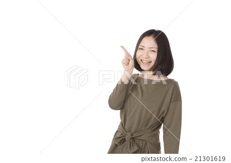 有指向的姿勢一位小姐 有指向的姿勢一位小姐 21301619