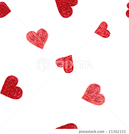Doodle seamless pattern with hearts Doodle seamless pattern with hearts 21302131