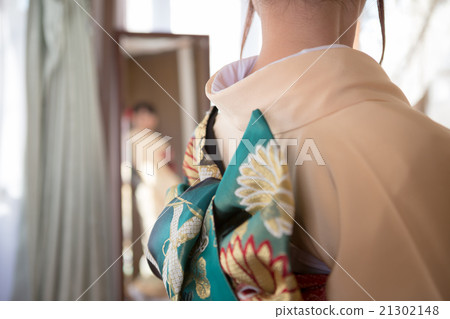 japanese clothing, obi tie, kin 21302148