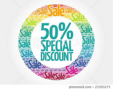 50% Special Discount stamp 50% Special Discount stamp 21303273