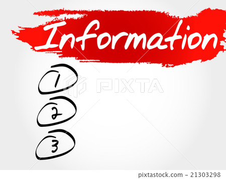 INFORMATION blank list INFORMATION blank list 21303298