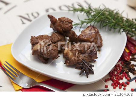 grilled spare ribs 21304168