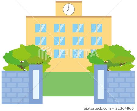 學校(校舍)的形象插圖 學校(校舍)的形象插圖 21304966