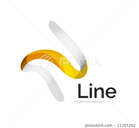 Modern vector ribbon logo 21305262