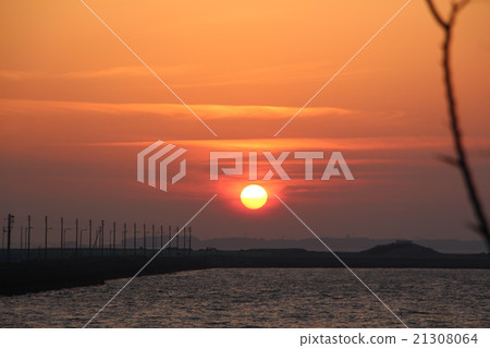 Choshu Departure Island sunset view Choshu Departure Island sunset view 21308064