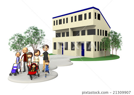 Two-family house and family Two-family house and family 21309907